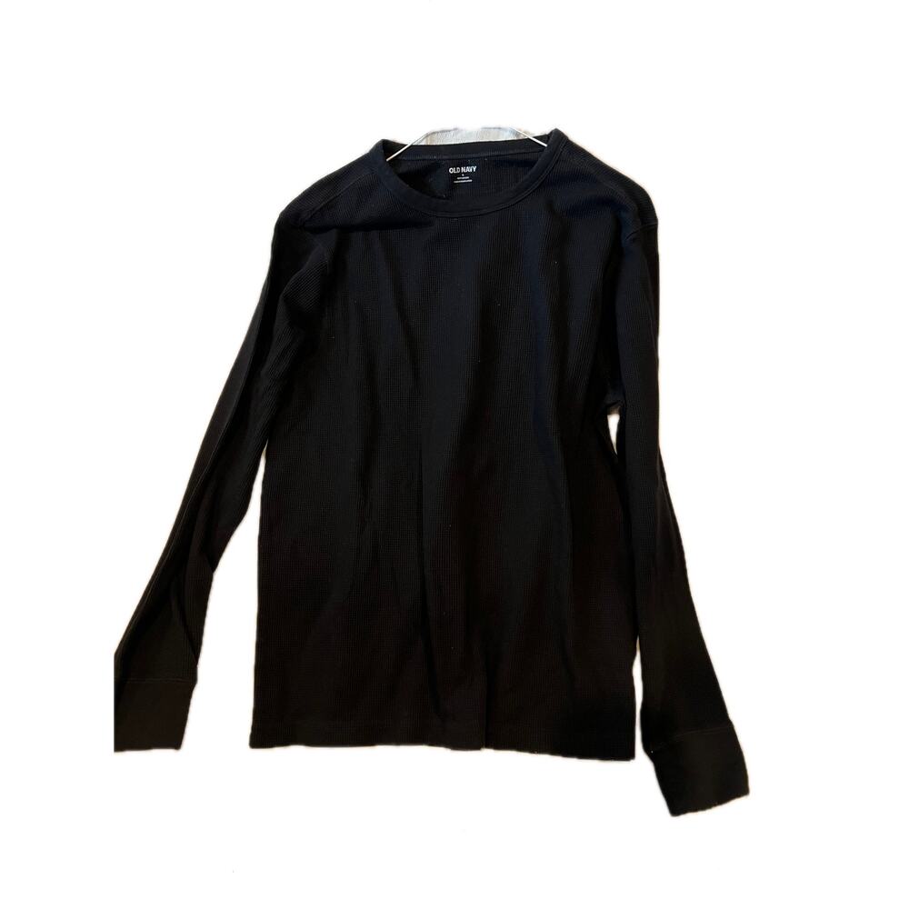 Old Navy Black Thermal Shirt, Men's L
